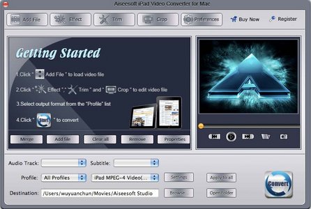 aiseesoft dvd to ipad converter h265