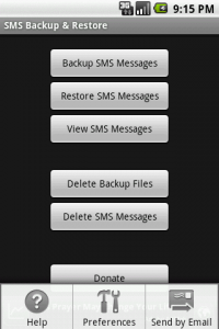 Sms backup restore как восстановить смс на новом телефоне